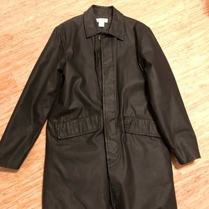 J.Crew black overcoat.